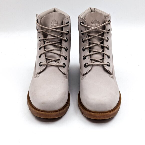 Timberland Women Linden Woods Lace-up 6 in Light Taupe Combat boots size 8 - Picture 3 of 11